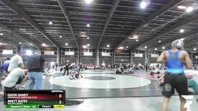 120 lbs Semifinal - Gavin Handy, Grindhouse Wrestling Club vs Brett Bates, Walden Grove