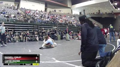 90 lbs Round 5 (6 Team) - Carter Kramer, North Dakota 1 vs Maxwell Corley, Team Missouri