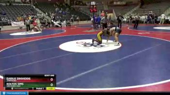 5A 160 lbs Cons. Round 3 - Kolton Sims, Van Buren High vs Darius Dinwiddie, Jonesboro