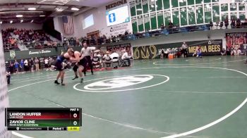 175 lbs Cons. Round 2 - Landon Huffer, Lancaster vs Zavior Cline, Miami East (Casstown)