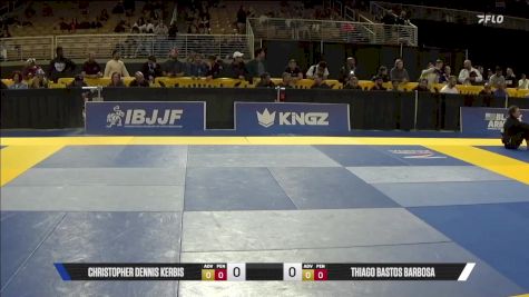 Christopher Dennis Kerbis vs Thiago Bastos Barbosa 2025 Pan Jiu Jitsu IBJJF Championship