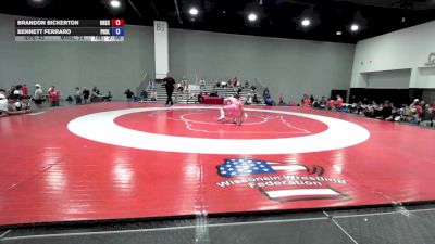 120 lbs Brandon Bickerton, Ohio Scarlet FS vs Bennett Ferraro, Pennsylvania Blue