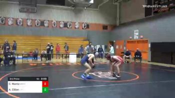 145 lbs 3rd Place - Caleb Mantz, Bermudian Springs vs Ayden Dillon, Littlestown