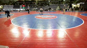 130 lbs Consi Of 4 - Tanner Stewart, Oconee Youth Wrestling vs Winston Duong, West Forsyth Wrestling Club