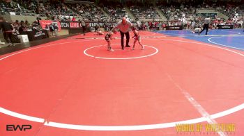 46 lbs Quarterfinal - Ella Beck, Top Rank Hammers vs Braxley B Harjo, Sapulpa