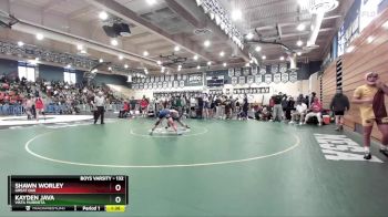 132 lbs Semifinal - Shawn Worley, Great Oak vs Kayden Java, Vista Murrieta