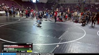 45-48 lbs Round 4 - Swayze Campbell, The Island City Misfits Elite Wrestling vs Roxy Robles, Brighton Wrestling Club