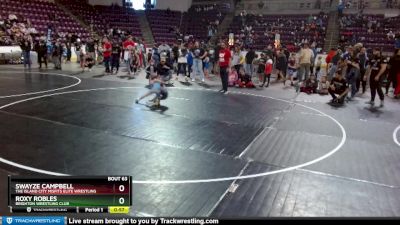 45-48 lbs Round 4 - Swayze Campbell, The Island City Misfits Elite Wrestling vs Roxy Robles, Brighton Wrestling Club