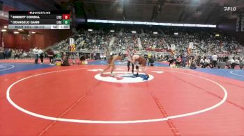 2A-215 lbs Cons. Semi - DeAngelo Gann, Lingle-Ft. Laramie/Southeast vs Emmett Coxbill, Lingle-Ft. Laramie/Southeast