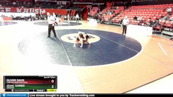 2A 138 lbs Champ. Round 1 - Oliver Davis, Chicago (Brother Rice) vs Izaac Gaines, Geneseo