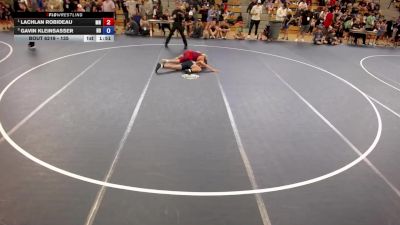 135 lbs 1st Place Match - Lachlan Robideau, MN vs Gavin Kleinsasser, ND