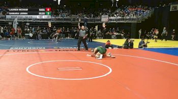 5A 115 lbs Quarterfinal - Lauren McHam, Canyon Randall vs Samara Lerma, Harlingen South