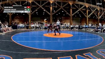 120 lbs Quarters & 1st Wb (16 Team) - Gregory Sallet, Pierce County HS vs Kevin White, Pike County