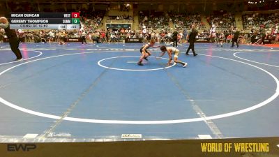 70 lbs Consi Of 16 #2 - Micah Duncan, Westshore Wrestling Club vs Geremy Thompson, Summit Wrestling Academy