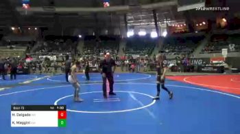 73 lbs Consolation - Hailey Delgado, Nxt Level vs Kaiya Maggini, Usa Gold