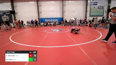 109 lbs Semifinal - Austin Bernash, Meatballs vs William Soto, Mat Assassins Black