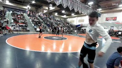 132 lbs Champ. Round 2 - Caleb Cortez, Ayala vs Hasib Sarpas, Woodbridge