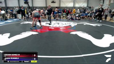 187 lbs Round 3 - Steven Gomez Iii, CA vs Jaxon Runnels, AK