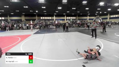 46 lbs Semifinal - Knox Pohle, Rough House vs Maddoc Harrell, Lawc