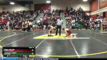 132 lbs Champ. Round 1 - Cole Miller, Pahrump Valley vs Jordan Casey, Palo Verde