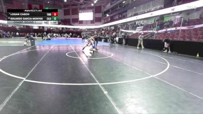 120 lbs Champ. Round 1 - Logan Casch, Timberline vs Eduardo Garcia-Montes, Caldwell