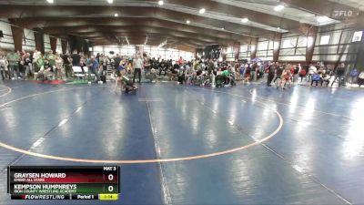 95 lbs Semifinal - Kempson Humphreys, Iron County Wrestling Academy vs Graysen Howard, Emery All Stars