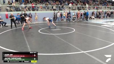 195 lbs Final - Jaxin Jim, Juneau Youth Wrestling Club Inc. vs Jacob Carmichael, Bethel Freestyle Wrestling Club