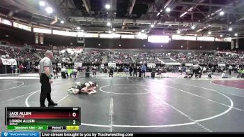 160 lbs Champ. Round 1 - Loren Allen, Borah vs Jace Allen, Idaho Falls