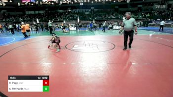 45 lbs Round Of 16 - Blaine Page, Kingsway vs Axel Reynolds, Keansburg Rec Wrestling