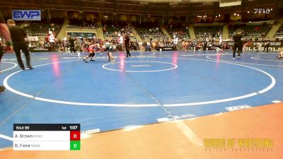 96 lbs Final - Alyis Brown, American Dream Wrestling Club vs Bryce Fiore, NBWA