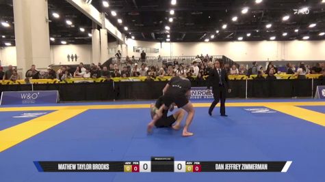 Dan Jeffrey Zimmerman vs Mathew Taylor Brooks 2025 World IBJJF Jiu-Jitsu No-Gi Championship