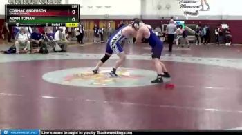 220 lbs Champ. Round 1 - Cormac Anderson, Spanish Springs. vs Adam Toman, Basic