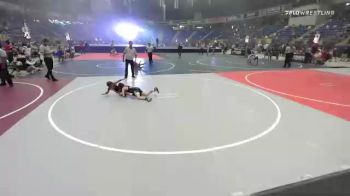 66 lbs Quarterfinal - Akeeah Mitchell, NM Gold vs Tristan Ginther, Lemmon/McIntosh Cowboys