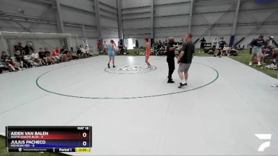 145 lbs 2nd Wrestleback (16 Team) - Aiden Van Balen, South Dakota Blue vs Julius Pacheco, Michigan Red