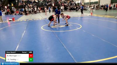 145-155 lbs Cons. Round 1 - Cauy Twohig, Franklin Fylers vs William Moninger, Broken Bow Wrestling Club