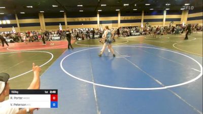 150 kg Quarterfinal - Rocky Porter, Mogollon vs Vincent Peterson, Atc