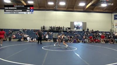 160 lbs Cons. Semi - Vida Boskovic, Southern Oregon University vs Mikayla Lancaster, Menlo College