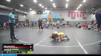 61/64/67 Cons. Round 1 - William Duty, Eastside Youth Wrestling vs Aaron Blackwell, LWC: Express