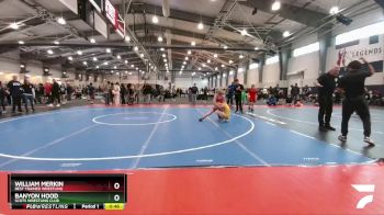 90 lbs Cons. Round 3 - Banyon Hood, Scots Wrestling Club vs William Merkin, Best Trained Wrestling