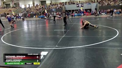 105 lbs Champ. Round 1 - Nathaniel Spradlin, Arlington Wrestling Club vs Joseph Kennedy, Rabbit Wrestling Club