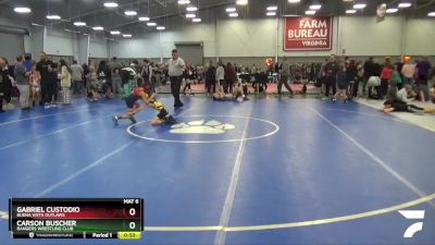 59 lbs Cons. Round 7 - Gabriel Custodio, Buena Vista Outlaws vs Carson Buscher, Rangers Wrestling Club