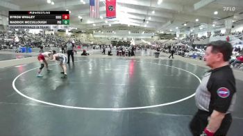 132 lbs Quarterfinals (8 Team) - Maddox McCullough, Page High School vs Byron Whaley, Knoxville Halls High School