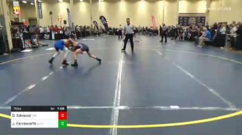 75 lbs Quarterfinal - Davion Edmond, Erie City vs Justin Farnsworth, Colonial