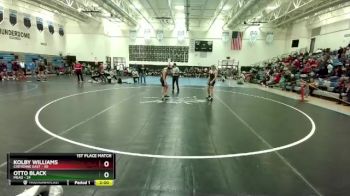 138 lbs Finals (2 Team) - Kolby Williams, Cheyenne East vs Otto Black, Mead