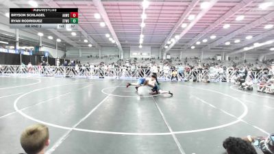 110 lbs Rr Rnd 2 - Bryson Schlagel, All-American Wrestling Club Blue vs Ryan Rodriguez, Shore Thing Sharks