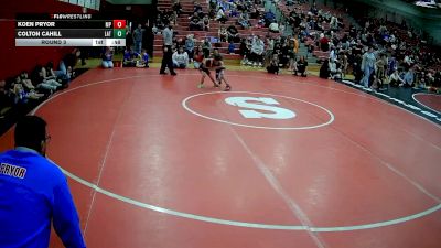 54-58 lbs Round 3 - Koen Pryor, Mt. Pleasant vs Colton Cahill, Latrobe