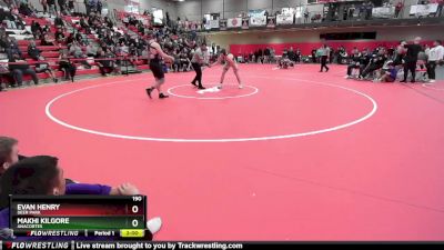 190 lbs Semifinal - Makhi Kilgore, Anacortes vs Evan Henry, Deer Park