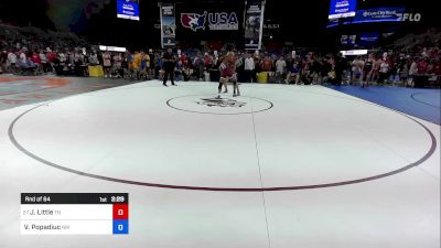 132 lbs Rnd Of 64 - Jarvis Little, TN vs Valentine Popadiuc, NM