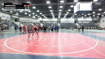 285 lbs Cons. Round 2 - Austin Presley, Montevallo vs Steven Flagg, Huntingdon