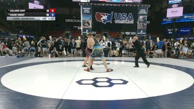 285 lbs Cons. Quarters - Leland Day, Colorado vs Kade West, Washington